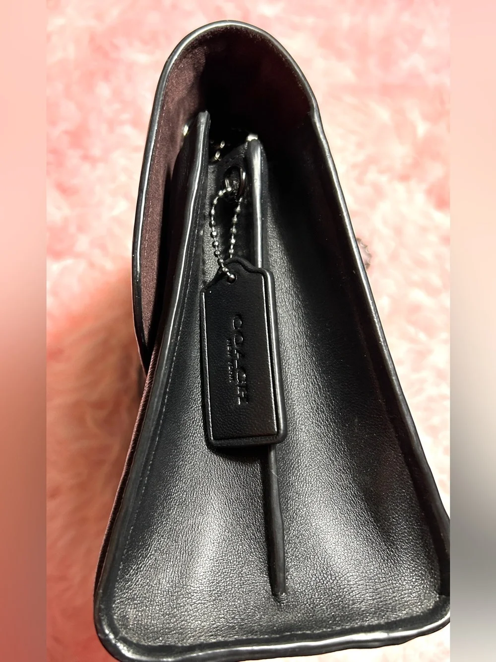Coach Parker w/Quilting & Rivets/Black